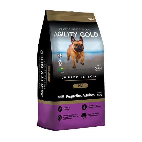 AGILITY PEQ ADUL PIEL * 1.5 KG