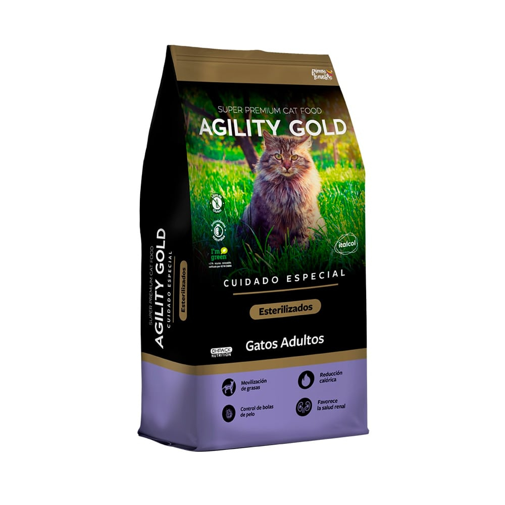 AGILITY GOLD GATOS ESTERILIZADOS * 1.5 KG