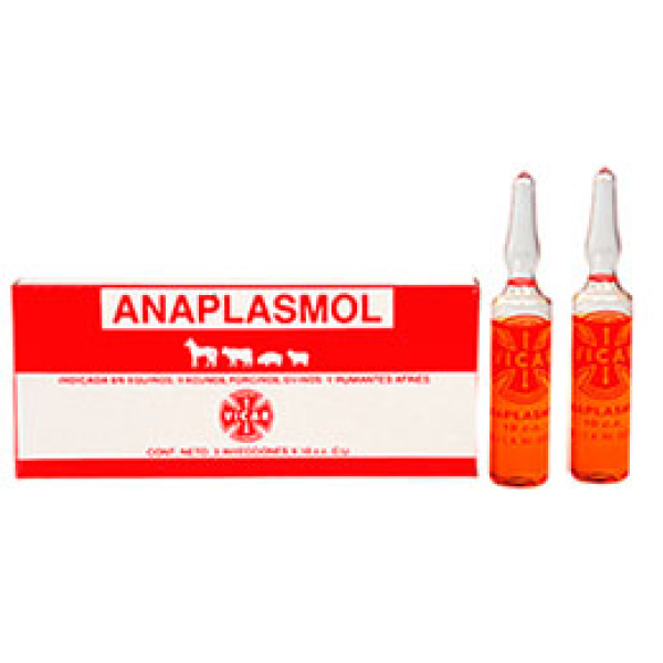ANAPLASMOL CAJA * 3 AMPOLLAS