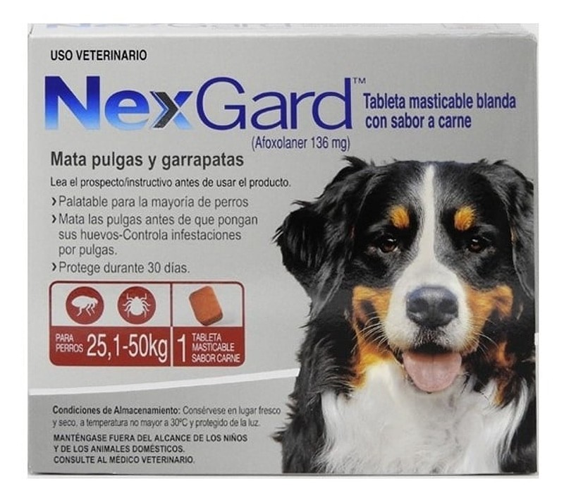 NEXGARD CHEWABLE (25.1-50 KL)* UND