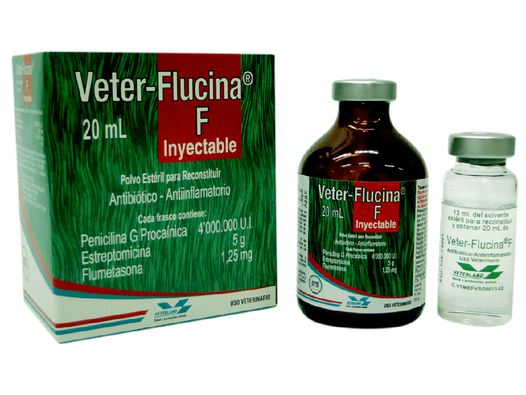 VETERFLUCINA 20 ML * 4 MILL