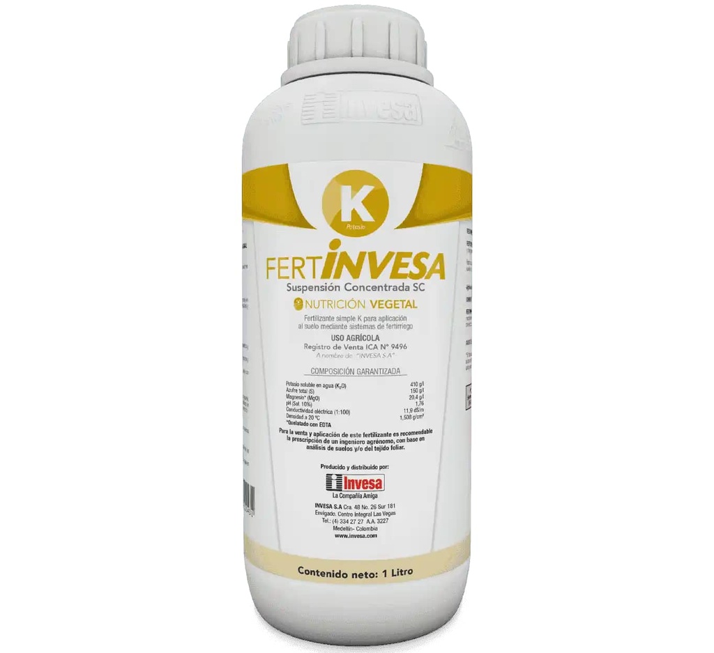 FERTINVESA K * LITRO