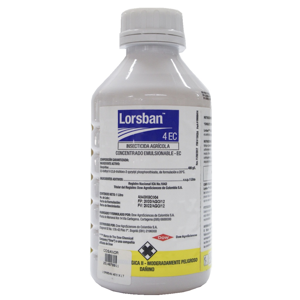 LORSBAN LIQUIDO * 1 LTS